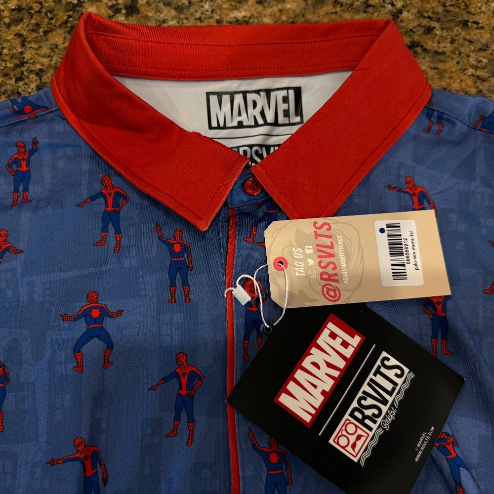 Men’s RSVLTS Marvel Spiderman Polo
